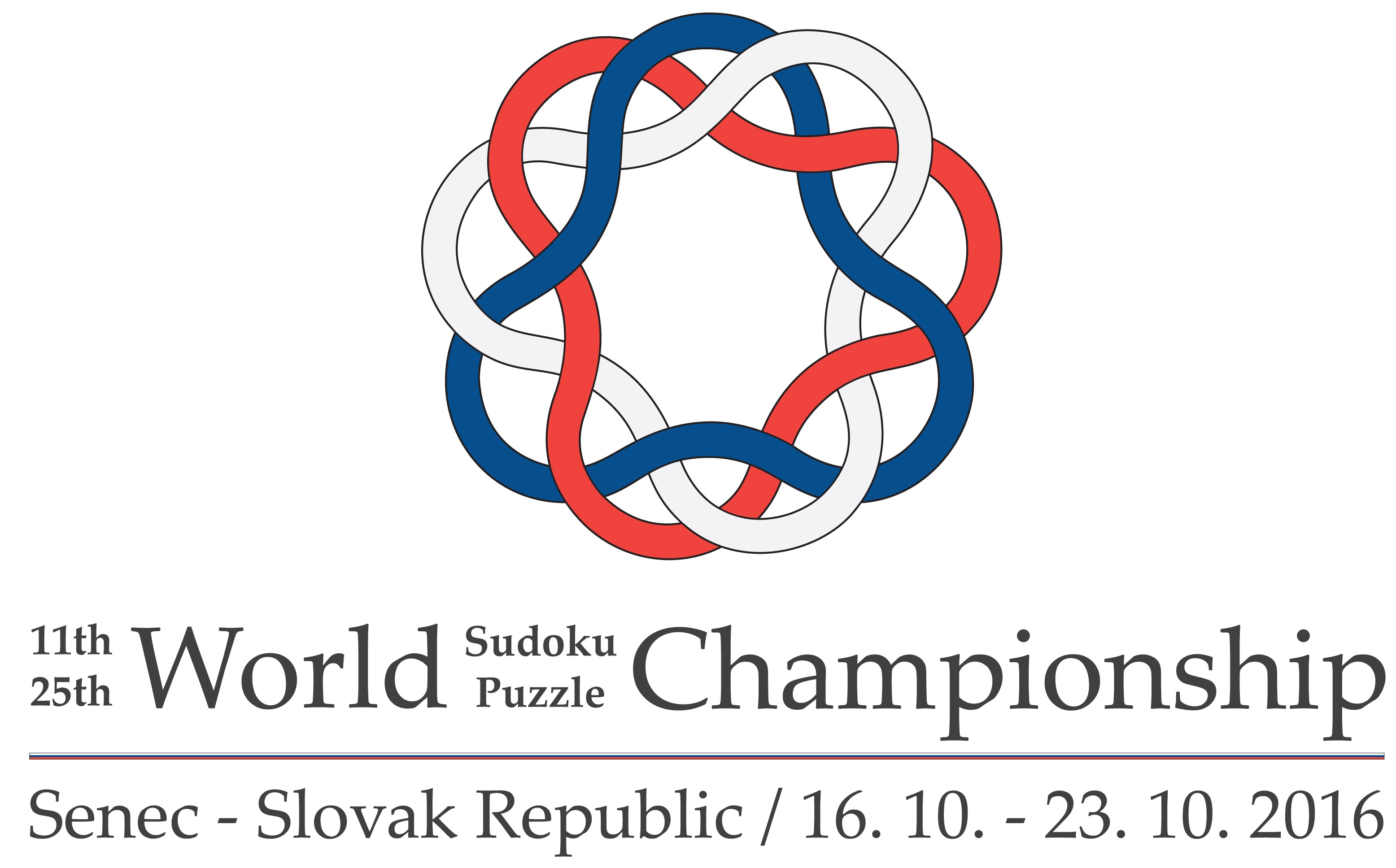 World Puzzle Championship logo, date and location